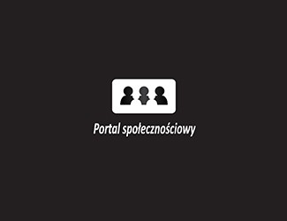 Projekt graficzny logo dla firmy online Portal społecznościowy
