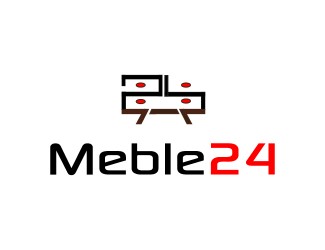 Projekt graficzny logo dla firmy online Meble24