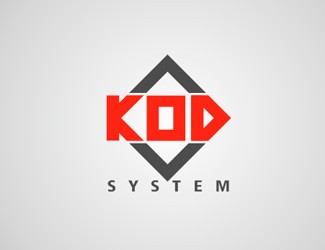 Projekt graficzny logo dla firmy online KOD