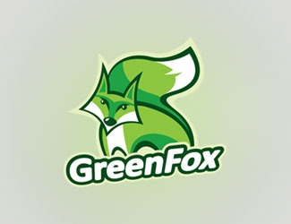 Projekt graficzny logo dla firmy online GreenFox