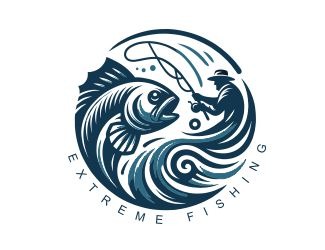 Projekt graficzny logo dla firmy online Fishing