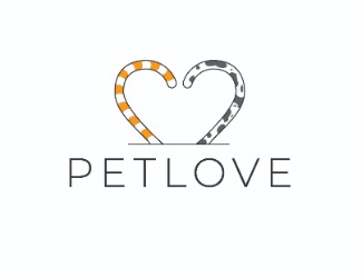 Projekt logo dla firmy PETLOVE | Projektowanie logo