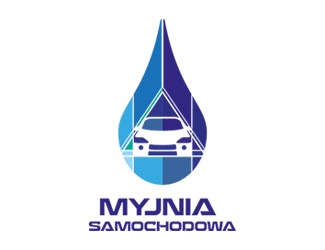 Projekt graficzny logo dla firmy online myjnia