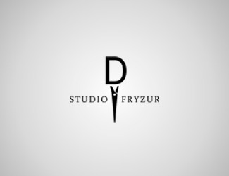 Projekt graficzny logo dla firmy online Fryzjer