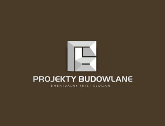 Projekt graficzny logo dla firmy online PROJEKTY BUDOWLANE