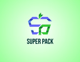 Projekt logo dla firmy SUPER PACK | Projektowanie logo