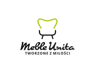 Projekt graficzny logo dla firmy online Meble Unita