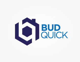 Projekt graficzny logo dla firmy online BUDQUICK