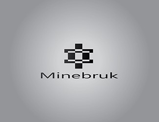 Projekt graficzny logo dla firmy online minebruk