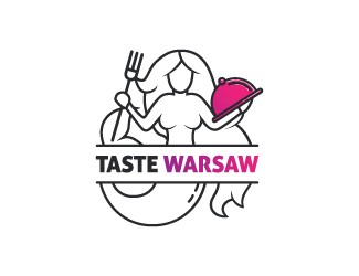 Projekt graficzny logo dla firmy online TASTE WARSAW