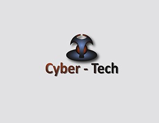 Projekt graficzny logo dla firmy online cyber tech