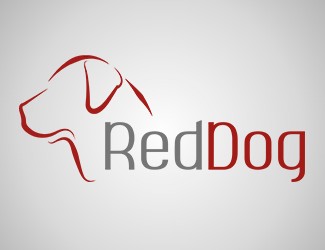 Projekt graficzny logo dla firmy online Red Dog