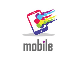 Projekt logo dla firmy mobile | Projektowanie logo
