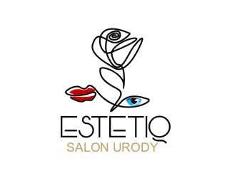 Projekt graficzny logo dla firmy online Estetiq