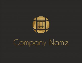 Projektowanie logo dla firmy, konkurs graficzny złoty ornament