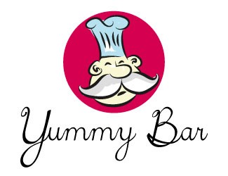 Projekt graficzny logo dla firmy online Yummy Bar