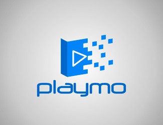 Projekt graficzny logo dla firmy online playmo