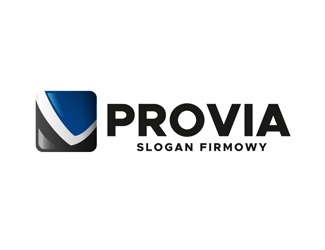Projekt graficzny logo dla firmy online Provia