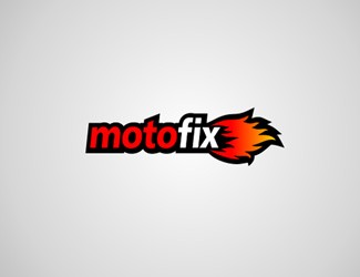 Projekt graficzny logo dla firmy online motofix