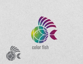 Projekt graficzny logo dla firmy online fish