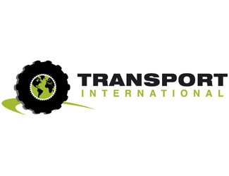Projekt graficzny logo dla firmy online Transport Międzynarodow