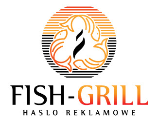 Projekt graficzny logo dla firmy online Fish-Grill
