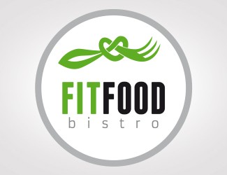 Projekt graficzny logo dla firmy online Fit Food Bistro