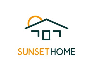 Projekt logo dla firmy Sunset Home | Projektowanie logo