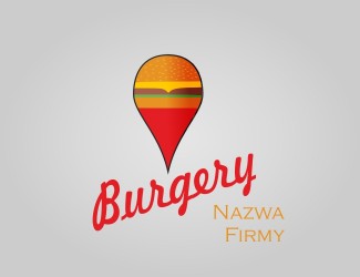 Projekt graficzny logo dla firmy online Burger