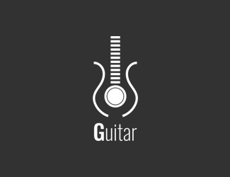 gitara - projektowanie logo - konkurs graficzny