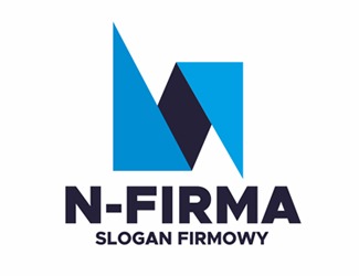 Projekt graficzny logo dla firmy online N-Firma
