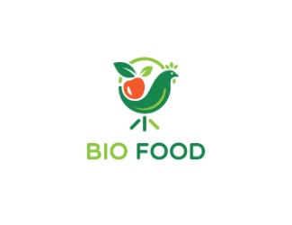 Projekt graficzny logo dla firmy online BIO CHICKEN