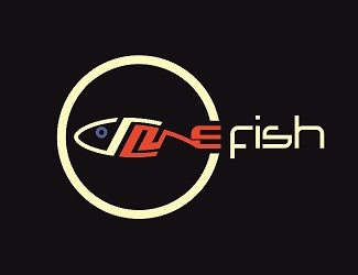 Projekt graficzny logo dla firmy online fish fork