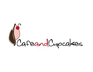 Projekt graficzny logo dla firmy online Cafe and cupcakes