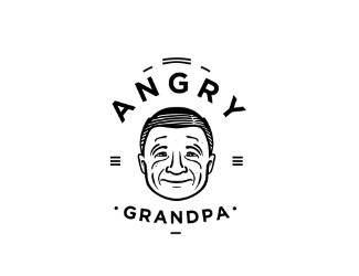 Angry grandpa - projektowanie logo - konkurs graficzny