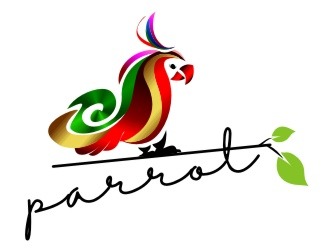 Projekt graficzny logo dla firmy online Parrot2