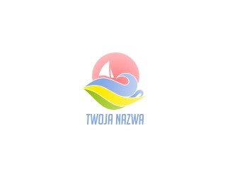 Projekt graficzny logo dla firmy online morze