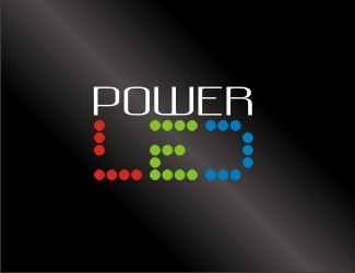 Projekt logo dla firmy Power Led | Projektowanie logo
