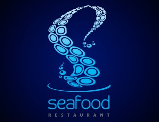 Projekt graficzny logo dla firmy online SEAFOOD Restaurant