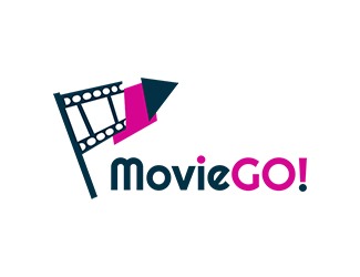 Projekt graficzny logo dla firmy online MovieGO!